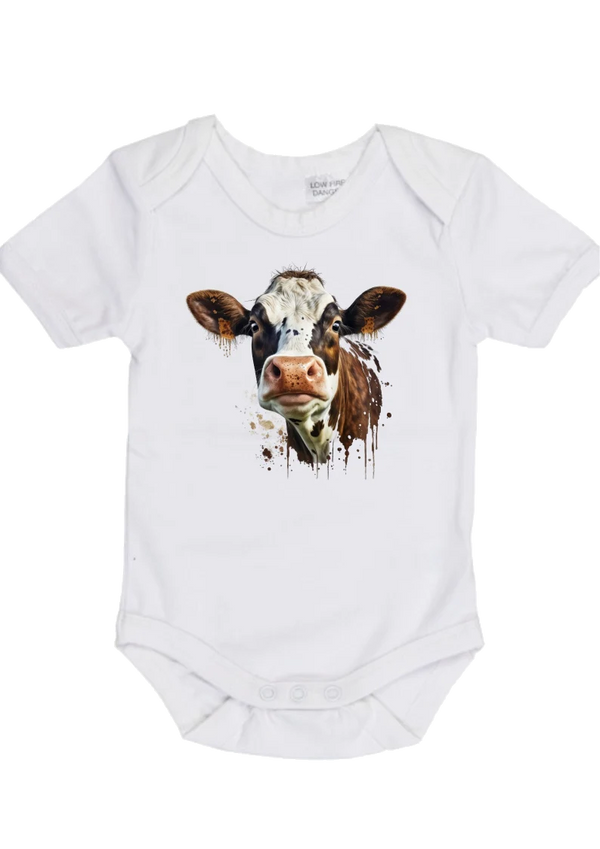 Moo Cow Onesie - Little Branches Boutique