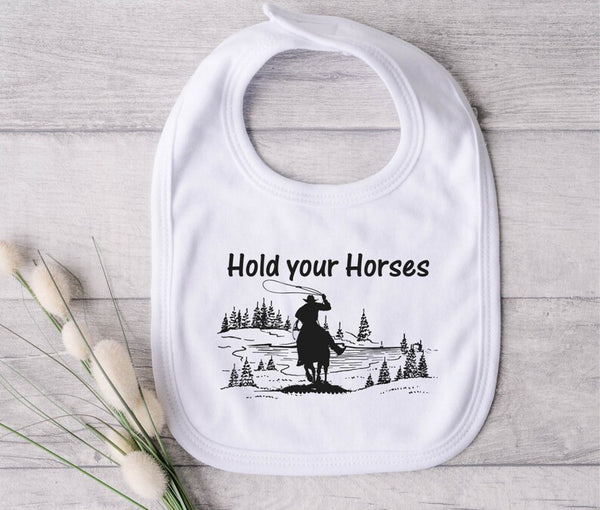 Hold Your Horses Bib