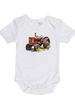 Old Red Tractor Onesie - Little Branches Boutique