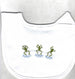 Hand Embroidered Frog Bib - Little Branches Boutique 