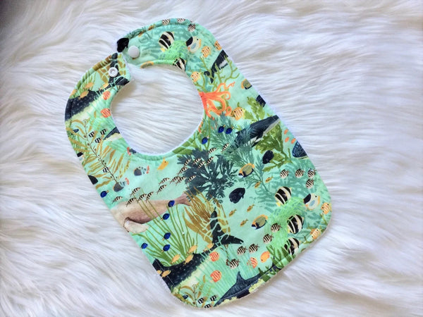 Tropical Reef Baby Bib - Little Branches Boutique