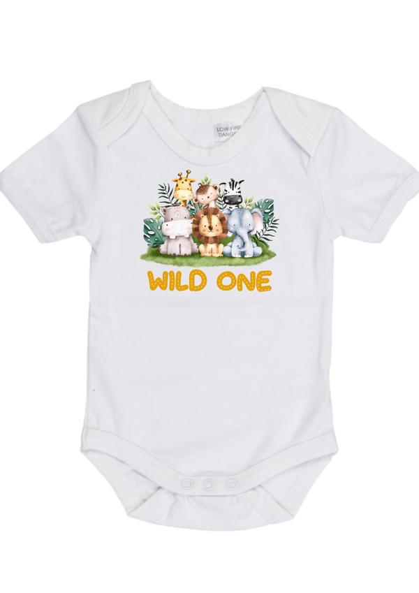 Safari Wild One Onesie - Little Branches Boutique