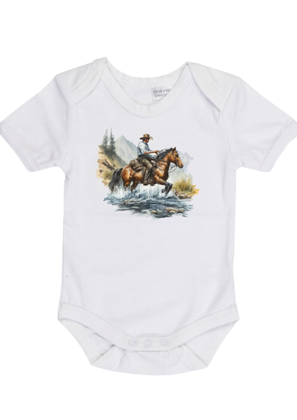 Cowboy River Crossing Onesie