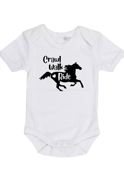 Crawl Walk Ride Onesie