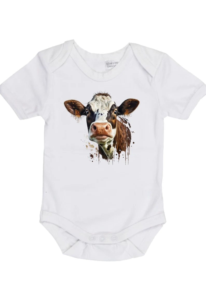 Moo Cow Onesie - Little Branches Boutique