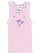 Hand Embroidered Pink Lavender Singlet - Little Branches Boutique