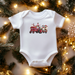 Christmas Tractor Farm Animals Onesie