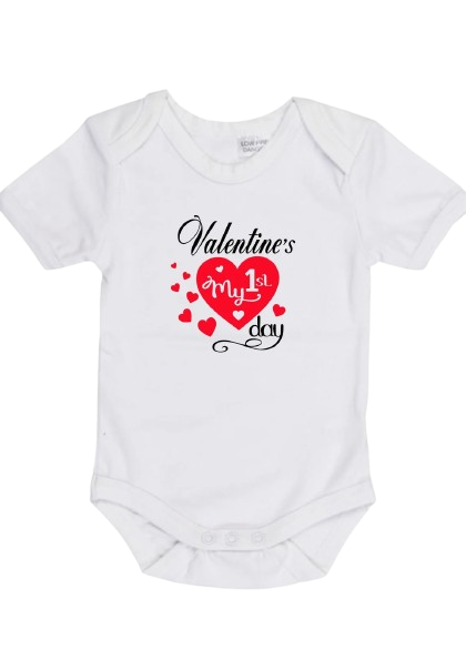 My 1st Valentine's Day Onesie