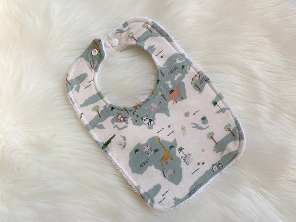 Animals Of The World Bib