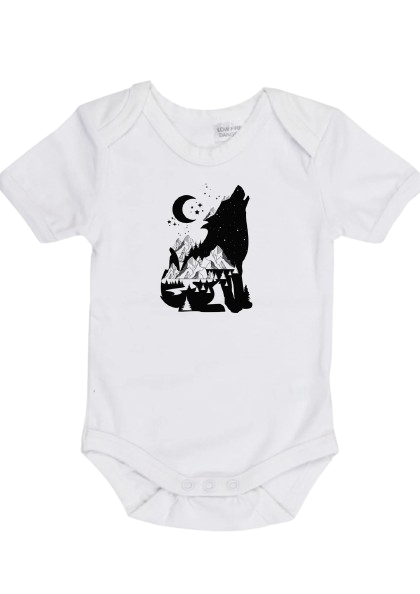 Howling Wolf Onesie