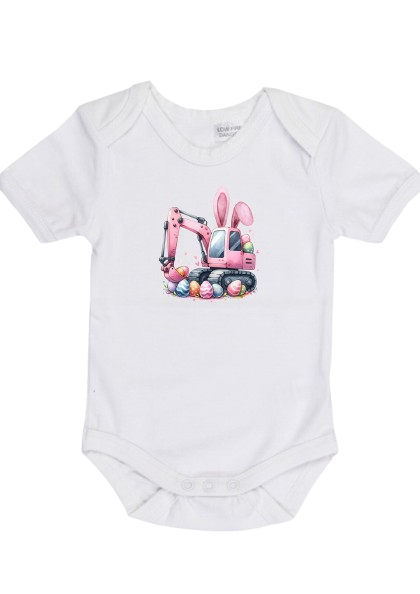 Pink Easter Digger Onesie