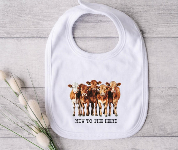 New To The Herd Bib