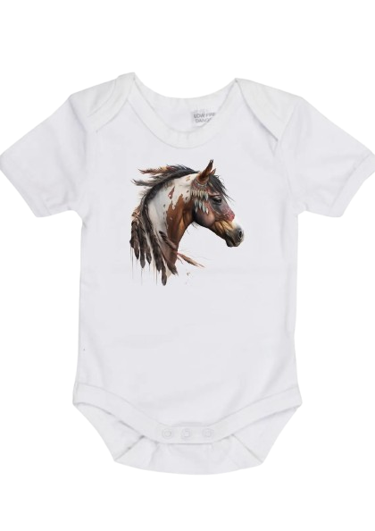 American Indian Horse Onesie