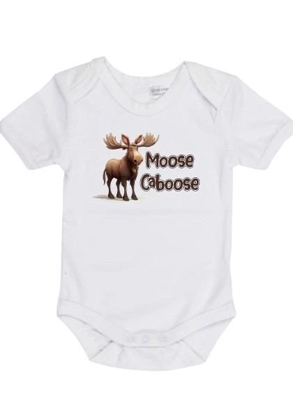 Moose Caboose Onesie