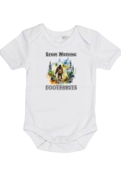 Leave Nothing But Footprints Onesie
