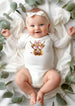 Highland Cow Valentine Onesie