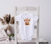 Highland Cow Valentine Onesie
