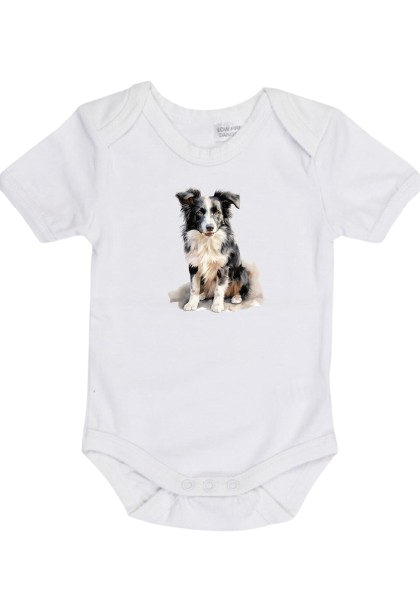 Border Collie Puppy Onesie