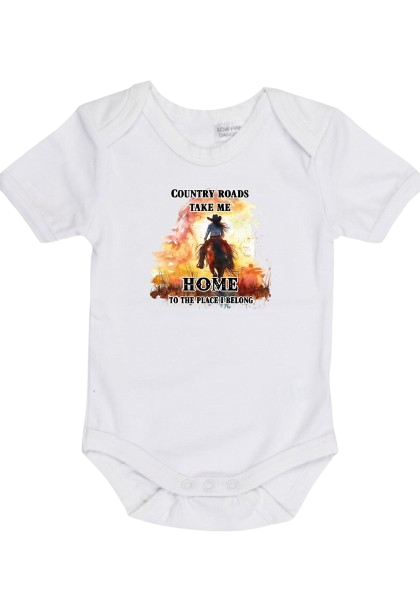 Country Roads Take Me Home Onesie