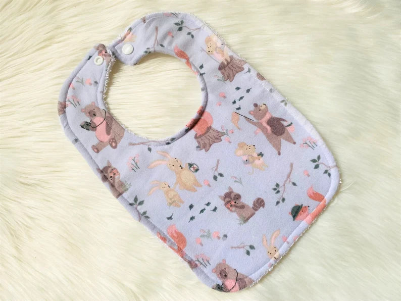 Blue Woodland Bib