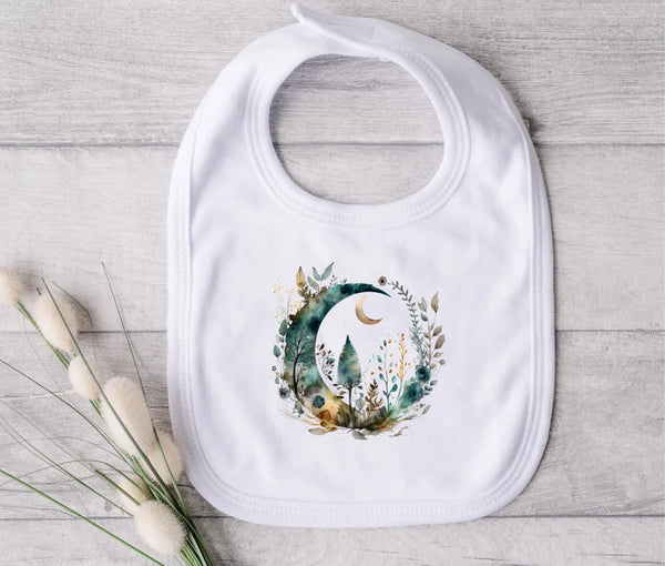 Boho Moon Bib