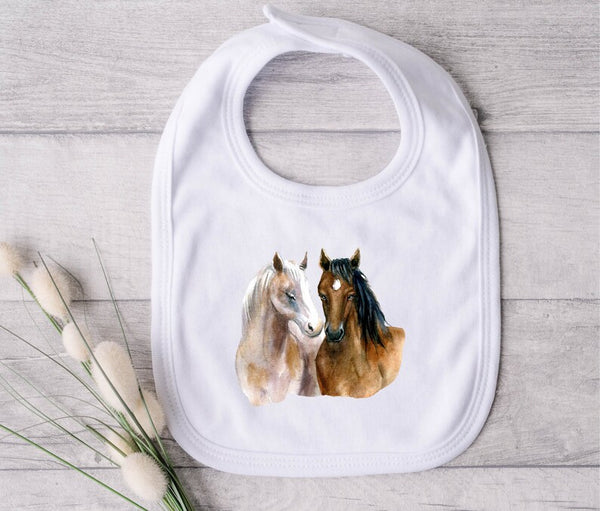 Horse Friends Bib