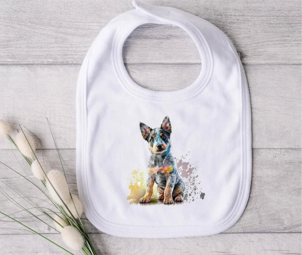 Blue Cattle Dog Puppy Bib