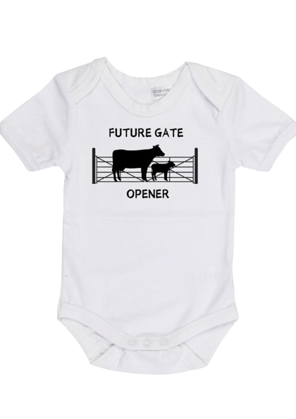 Future Gate Opener Onesie