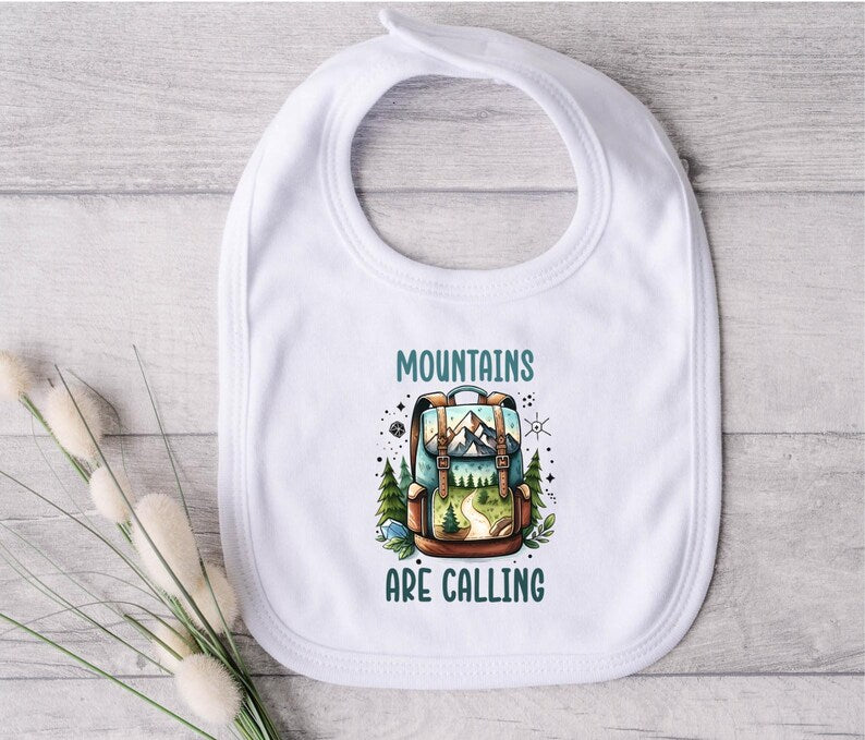 Mountains Are Calling Bib
