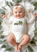 Christmas Tree Tractor Onesie