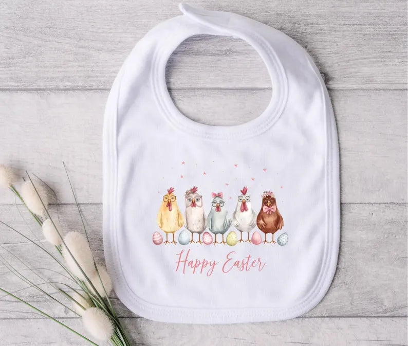 Easter Chickens Bib