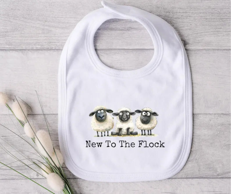 New To The Flock Bib