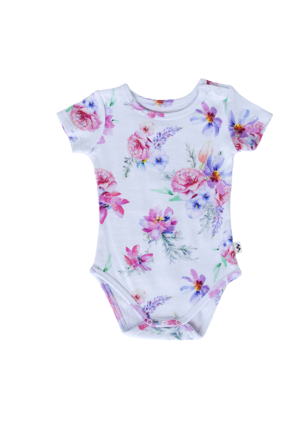 Ava Changes The World Short Sleeve Onesie - Little Branches Boutique 