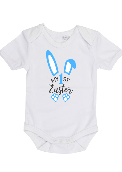 My 1st Blue Easter Onesie - Little Branches Boutique