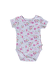 Pippa The Flamingo Short Sleeve Onesie - Little Branches Boutique 