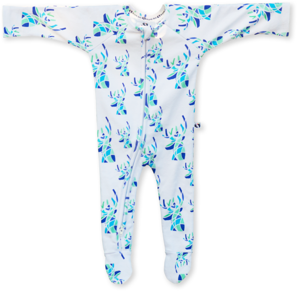 Blue Deer All In One Bodysuit - Little Branches Boutique 
