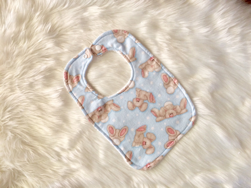 Lazy Bunny Baby Bib - Little Branches Boutique 