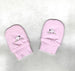 Hand Embroidered Pink Sheep Mittens - Little Branches Boutique 