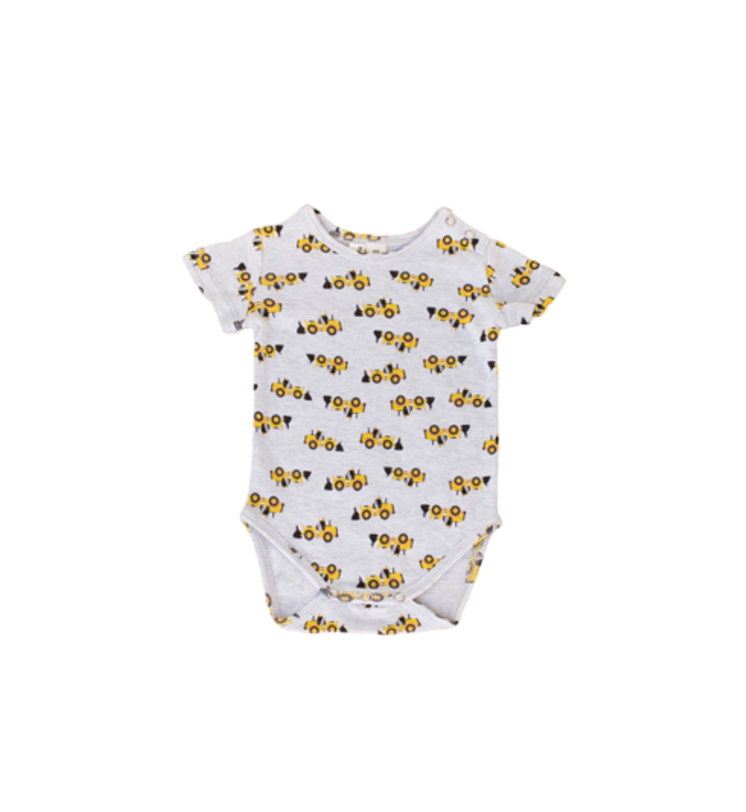 Digger Short Sleeve Onesie - Little Branches Boutique 