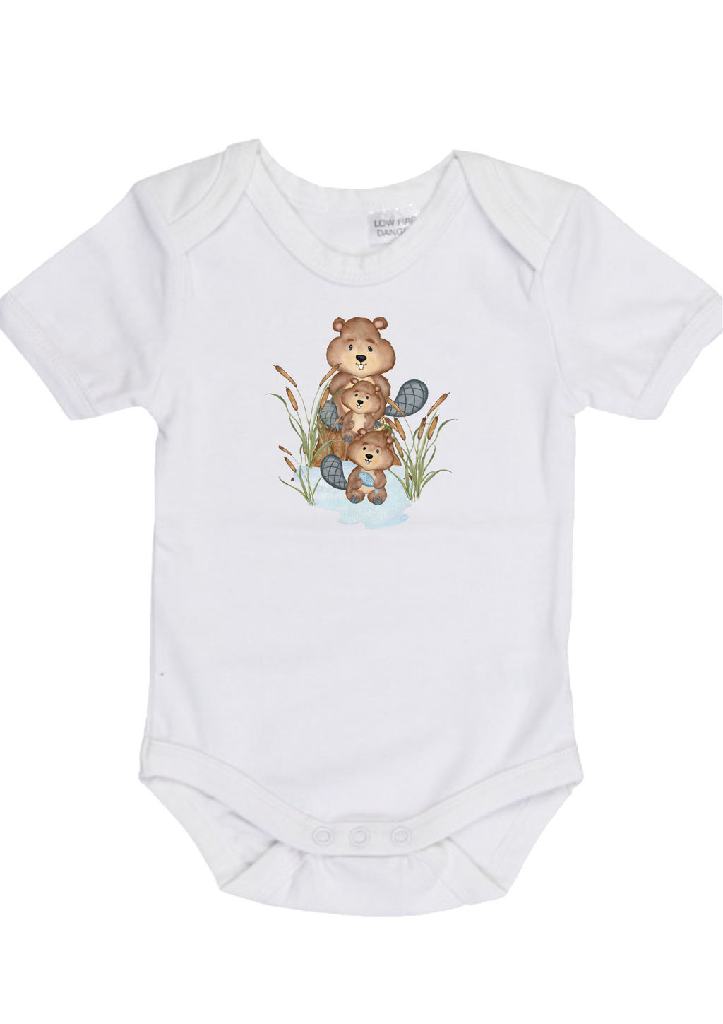 Beaver Family Onesie - Little Branches Boutique