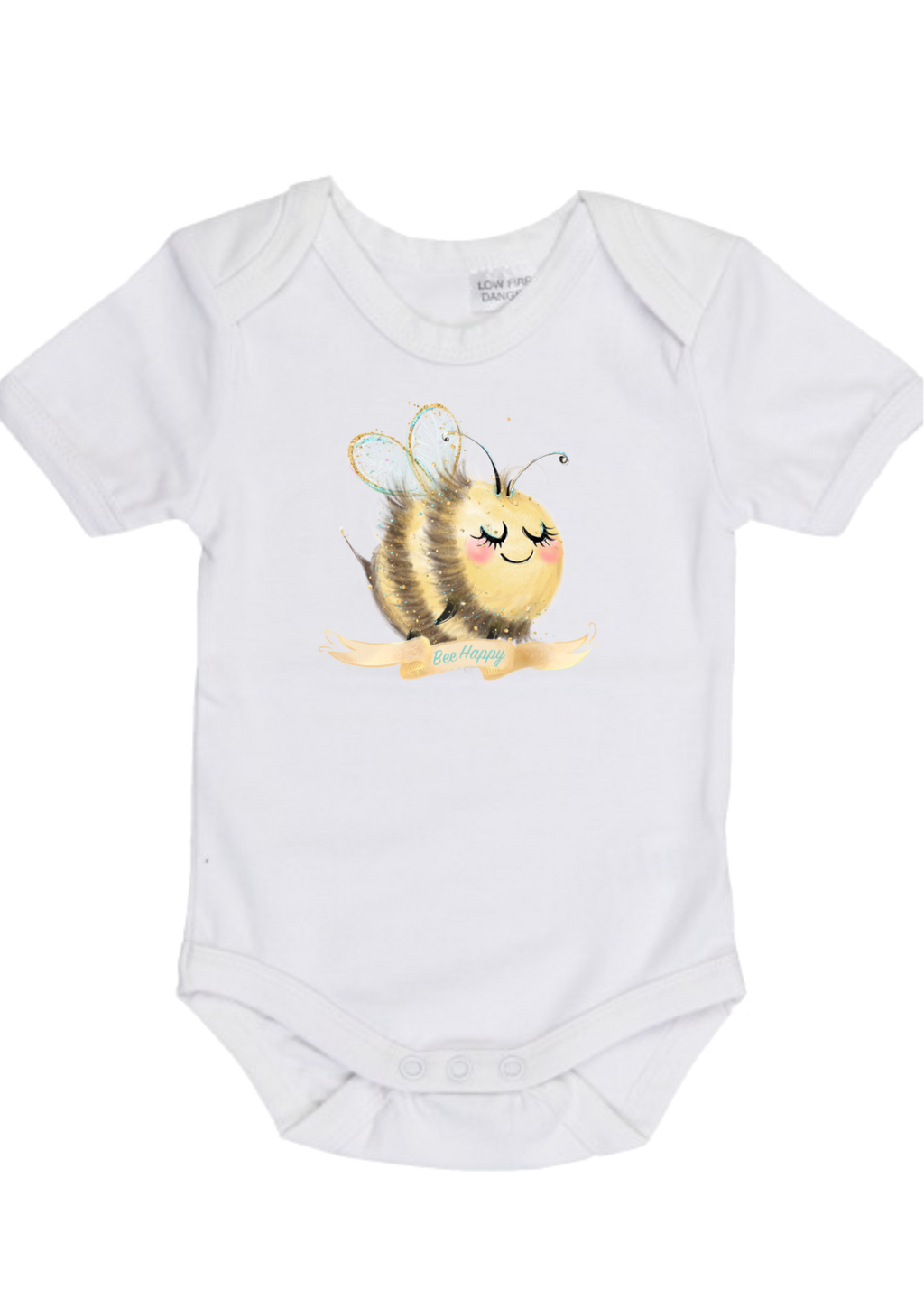 Bee Happy Bumble Bee Onesie - Little Branches Boutique