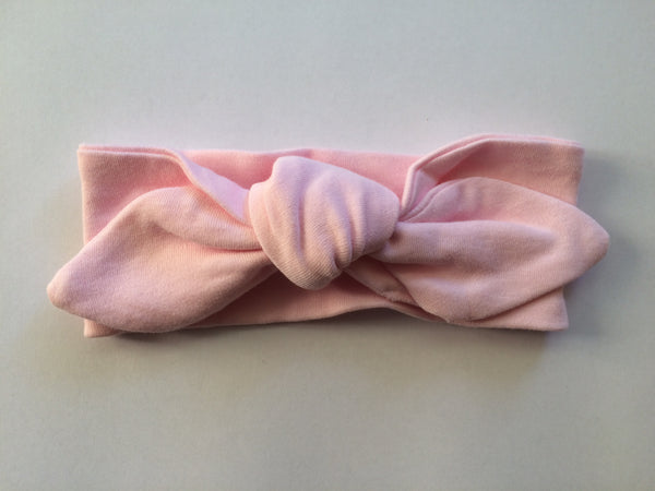 Pink Top Knot Headband - Little Branches Boutique 