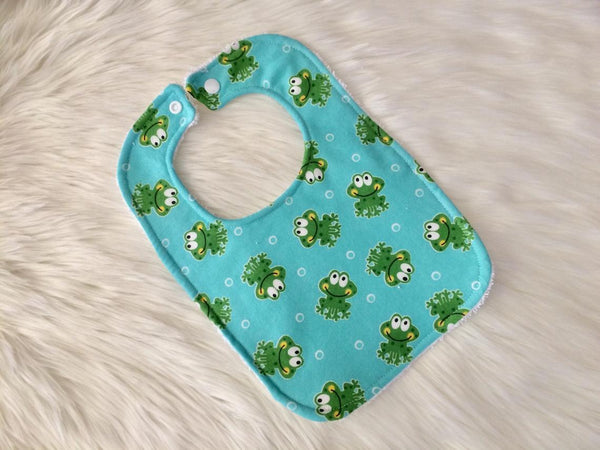 Frog Baby Bib - Little Branches Boutique
