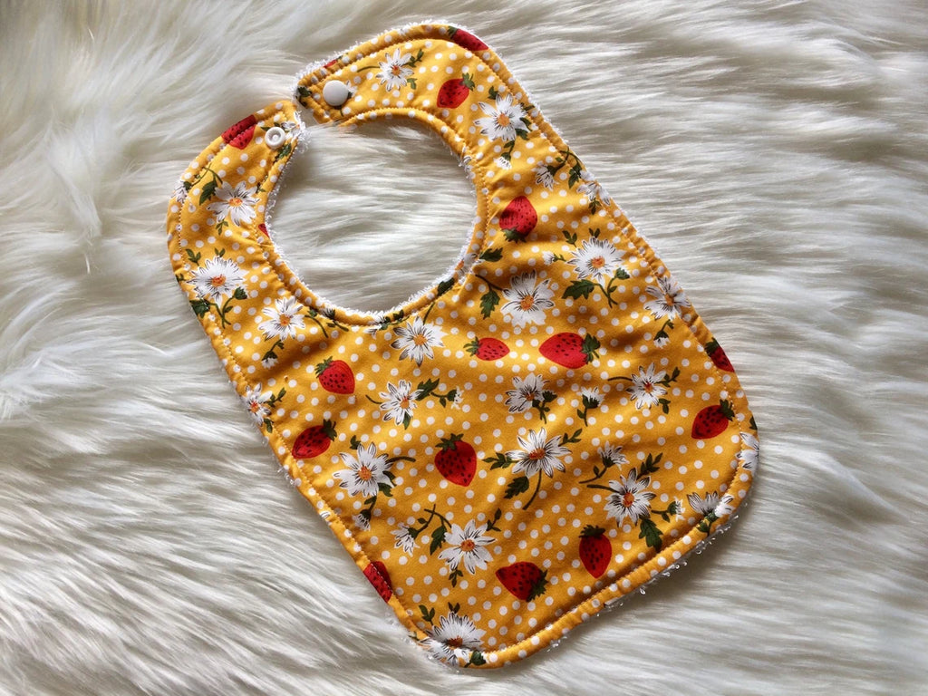 Strawberry Baby Bib - Little Branches Boutqiue