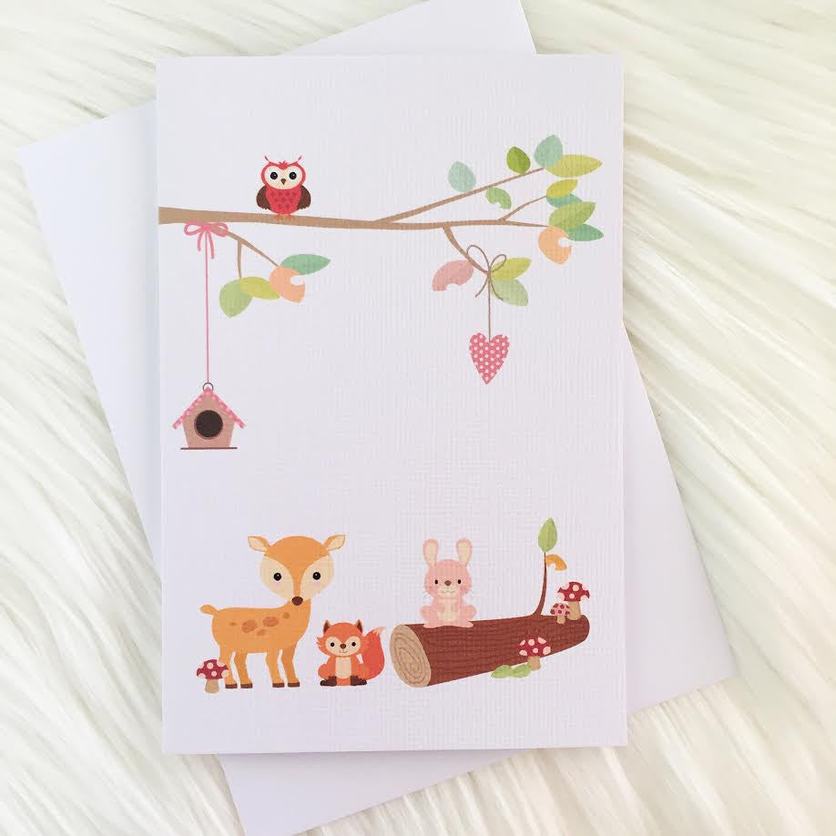 Woodland Friends Greeting Card - Little Branches Boutique 